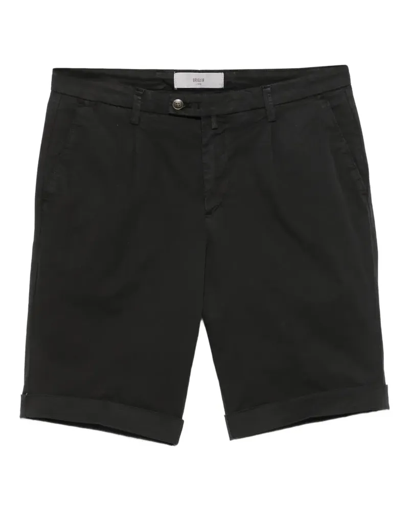 Briglia 1949 turn-up cuff shorts - Schwarz Schwarz