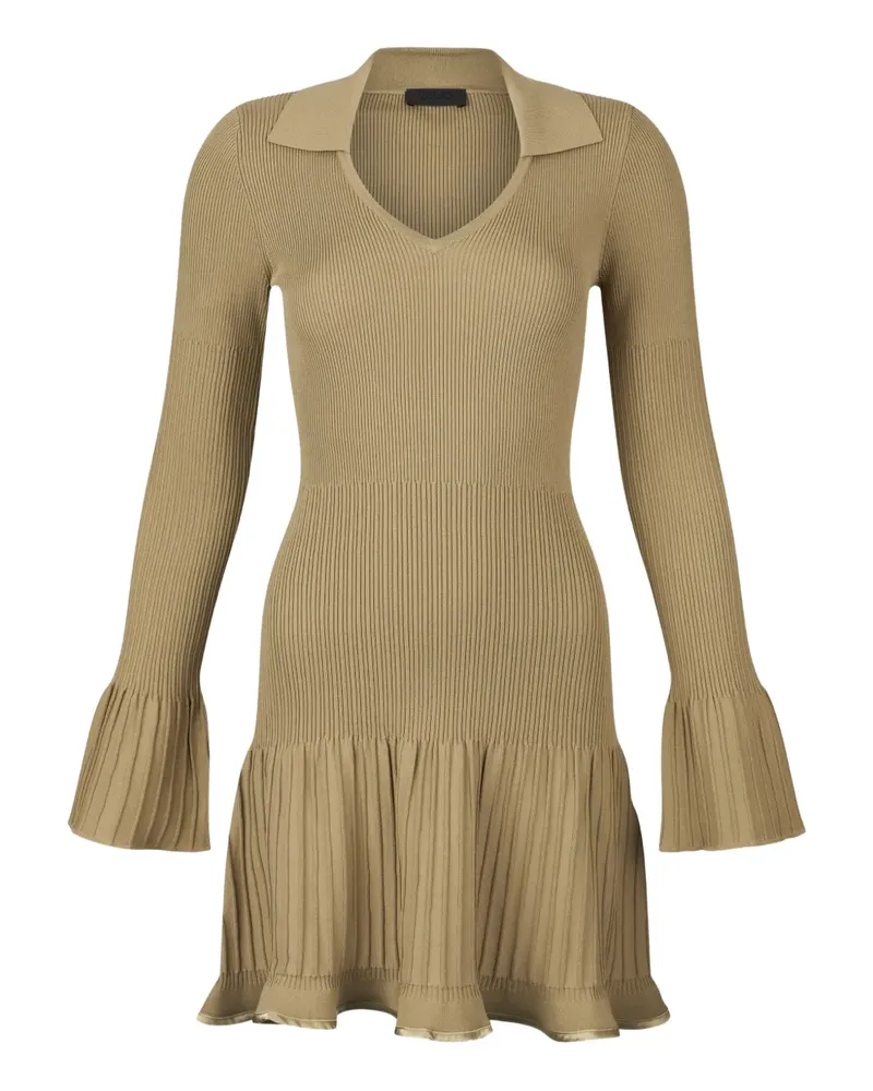 Liu Jo Geripptes Minikleid - Grün Grün