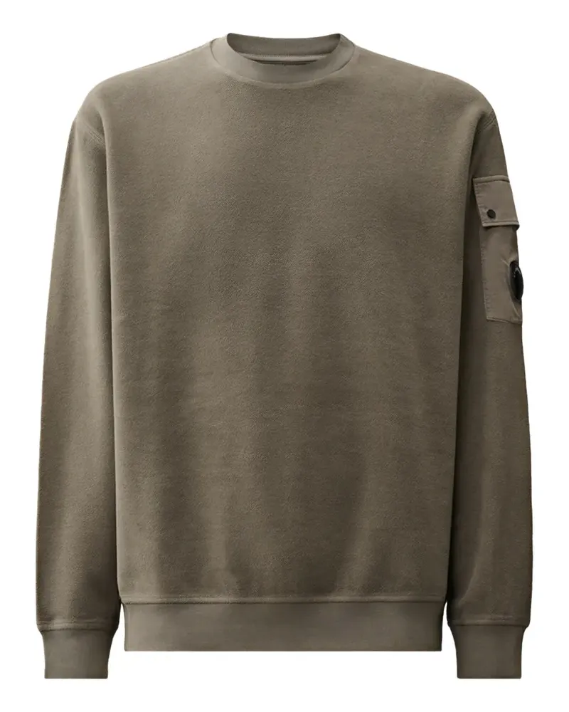 C.P. Company Pullover mit Lens-Detail - Grün Grün