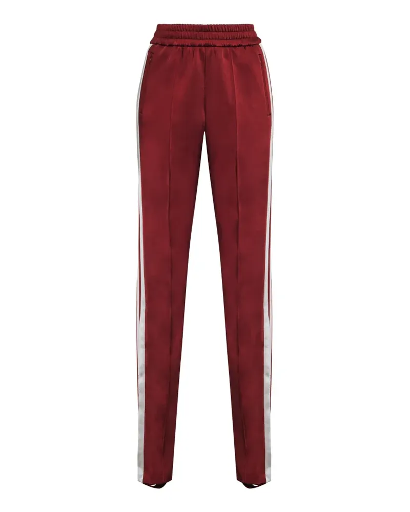 Adam Lippes Nozomi side-stripe track pants - Rot Rot