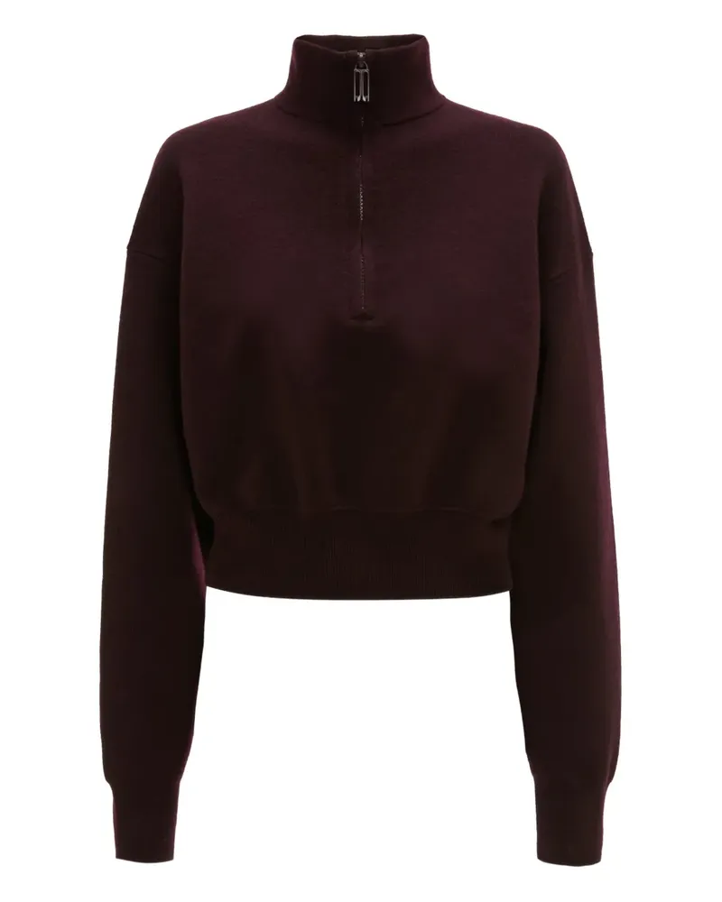 Victoria Beckham Pullover mit Reißverschluss - Rot Rot
