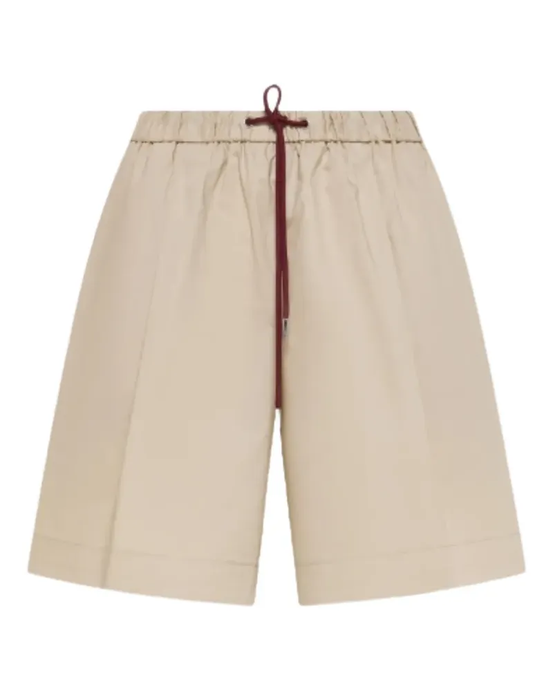 Seventy elasticated-waist tailored shorts - Nude Nude