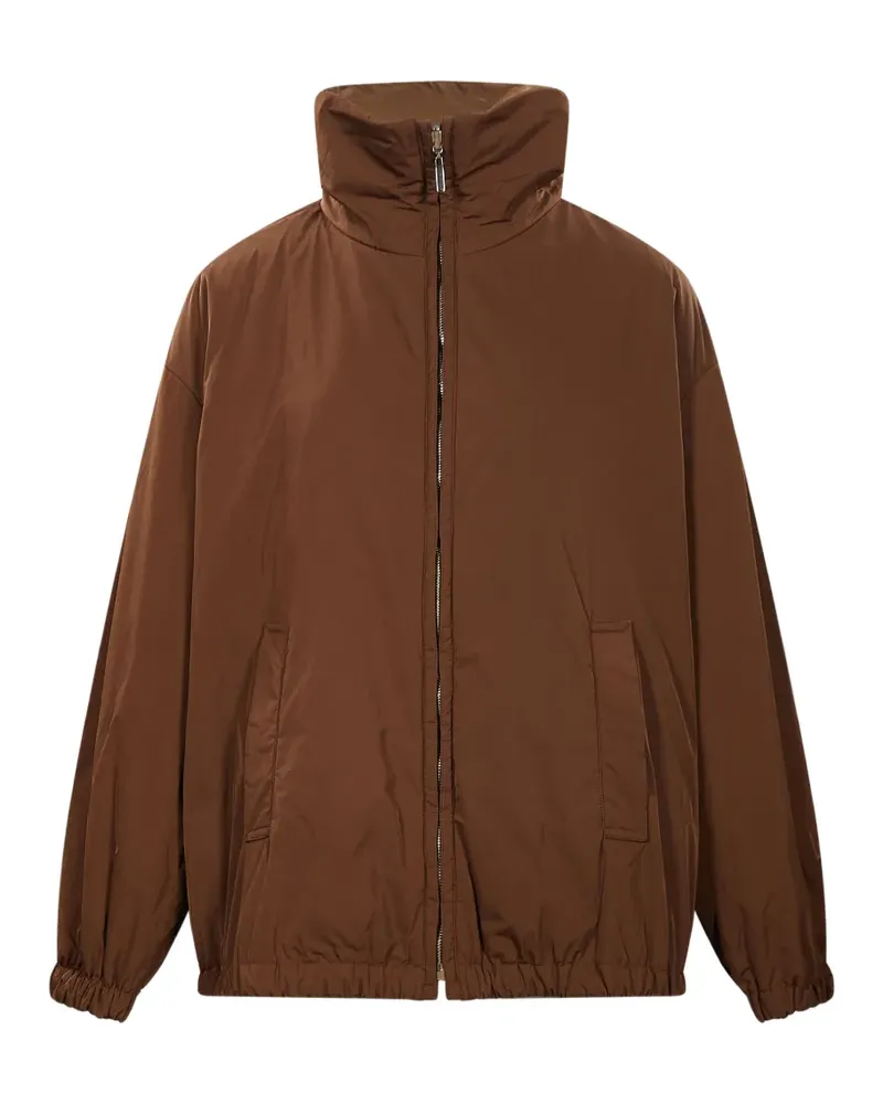 Max Mara Claudia The Cube high-neck bomber jacket - Braun Braun