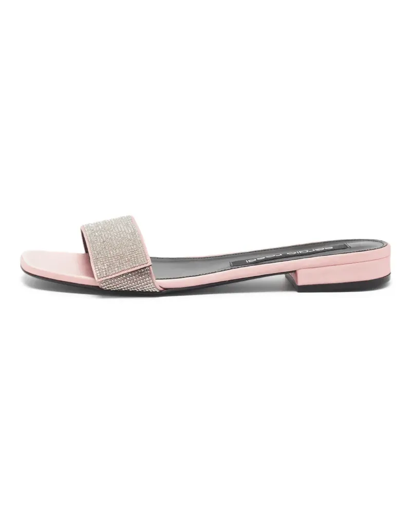 Sergio Rossi Sandalen mit Kristallen - Rosa Rosa