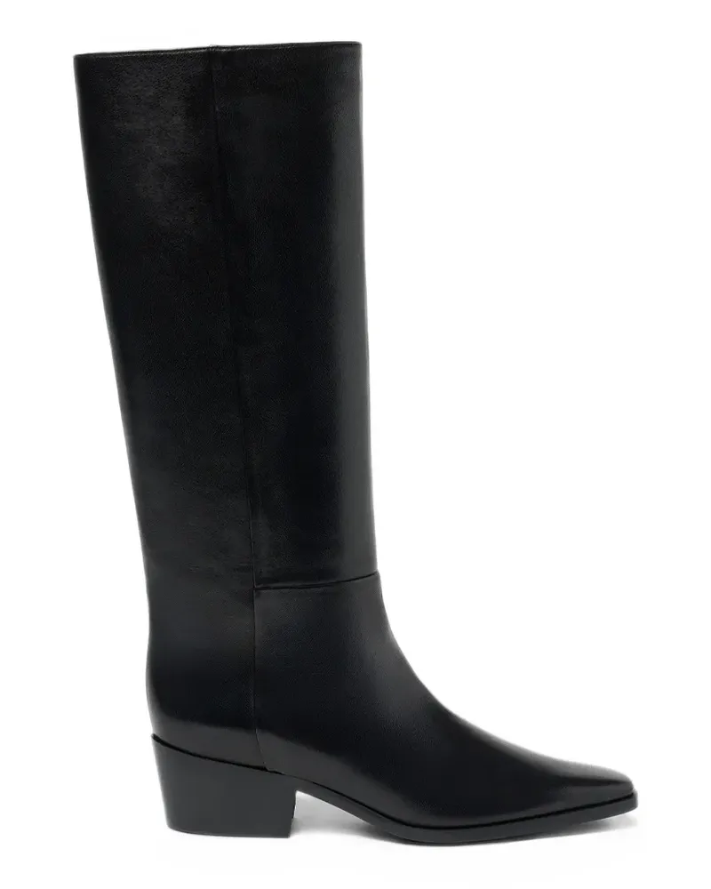 Scarosso Ambrosia Stiefel mit eckiger Kappe - Schwarz Schwarz