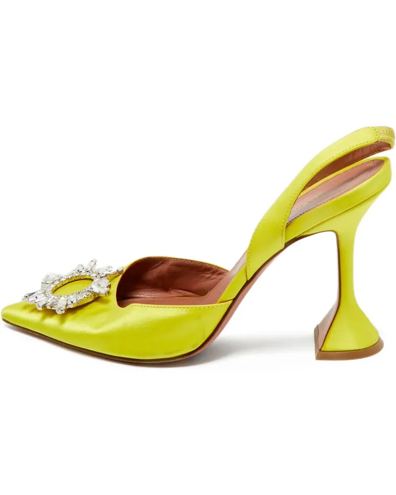 Amina Muaddi Begum Pumps mit Absatz - Gelb Gelb