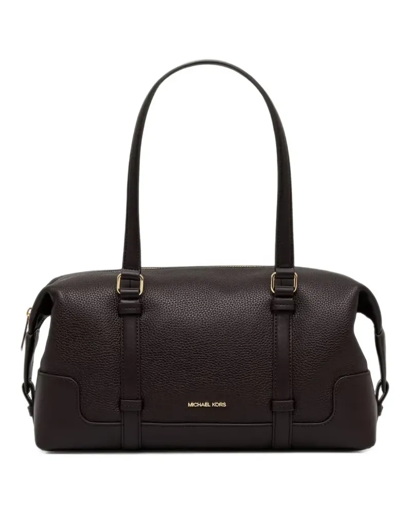 Michael Kors Teddi large textured shoulder bag - Braun Braun