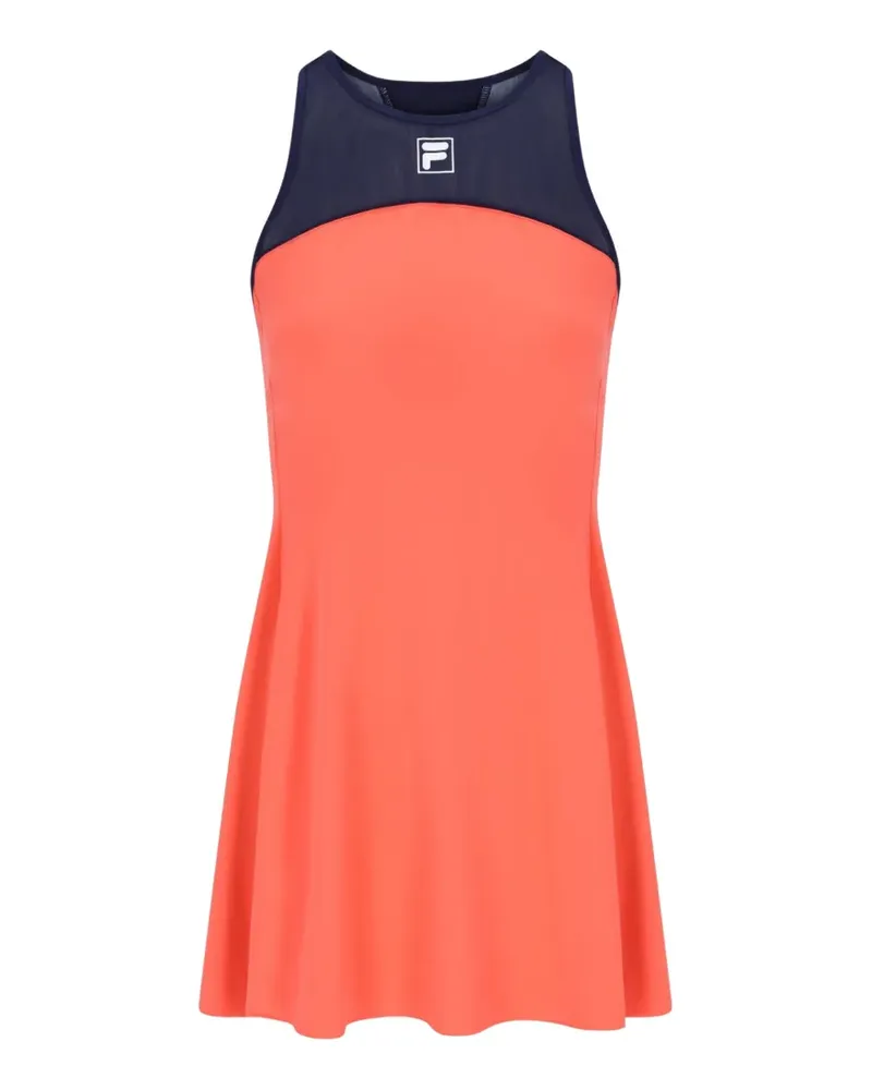 Fila Racerback-Kleid mit Kontrasteinsatz - Orange Orange
