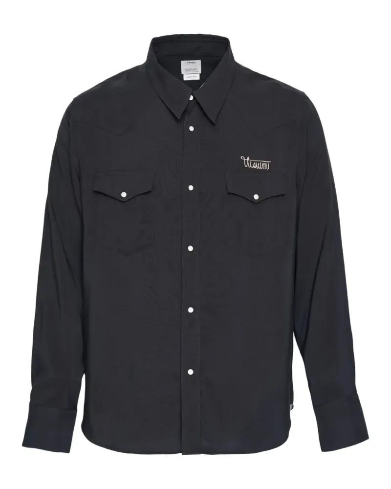 Visvim Four Corners long-sleeve shirt - Schwarz Schwarz