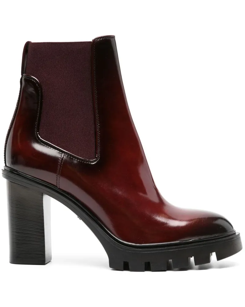 Santoni Ferry Chelsea-Boots 100mm Rot