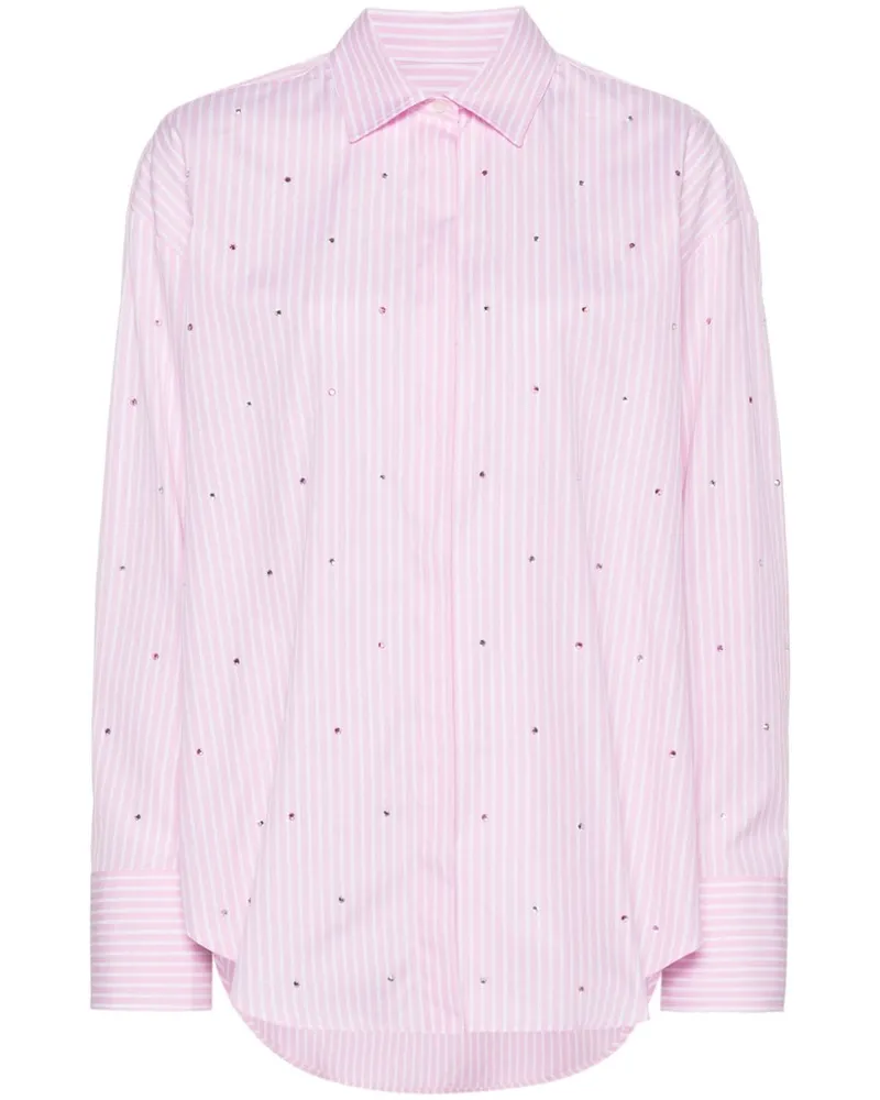 MSGM Strassverziertes Hemd - Rosa Rosa