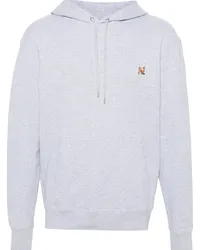 Kitsuné Hoodie mit Fuchs Grau