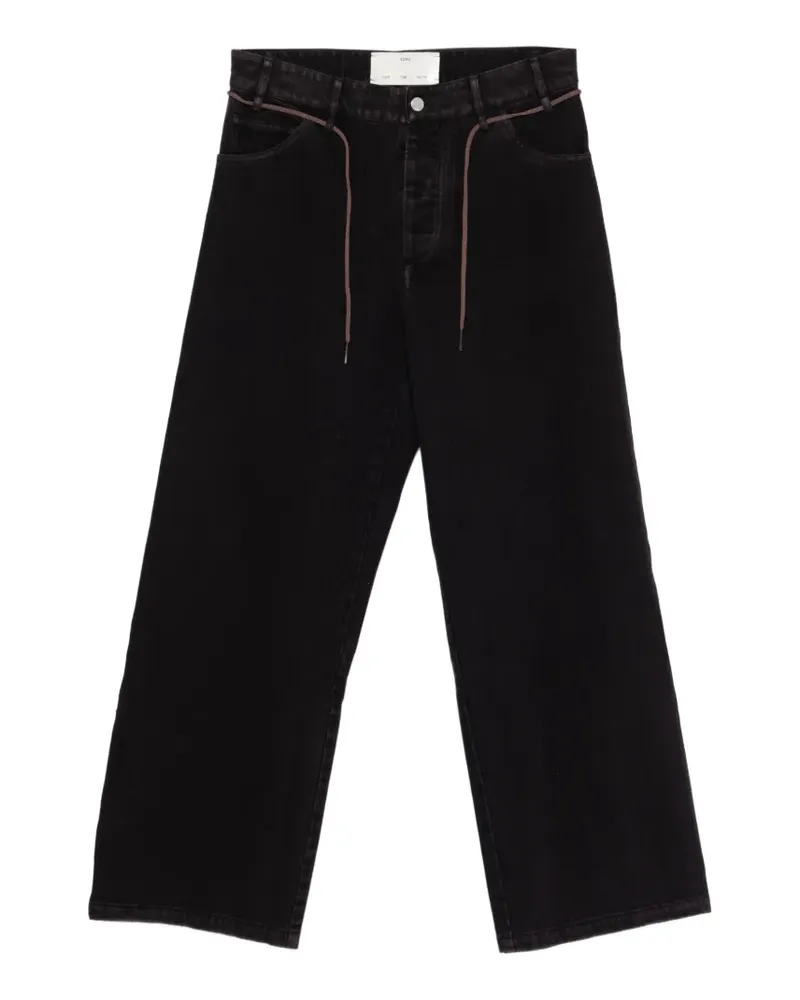 Song For The Mute Jeans mit Kordelzug - Schwarz Schwarz