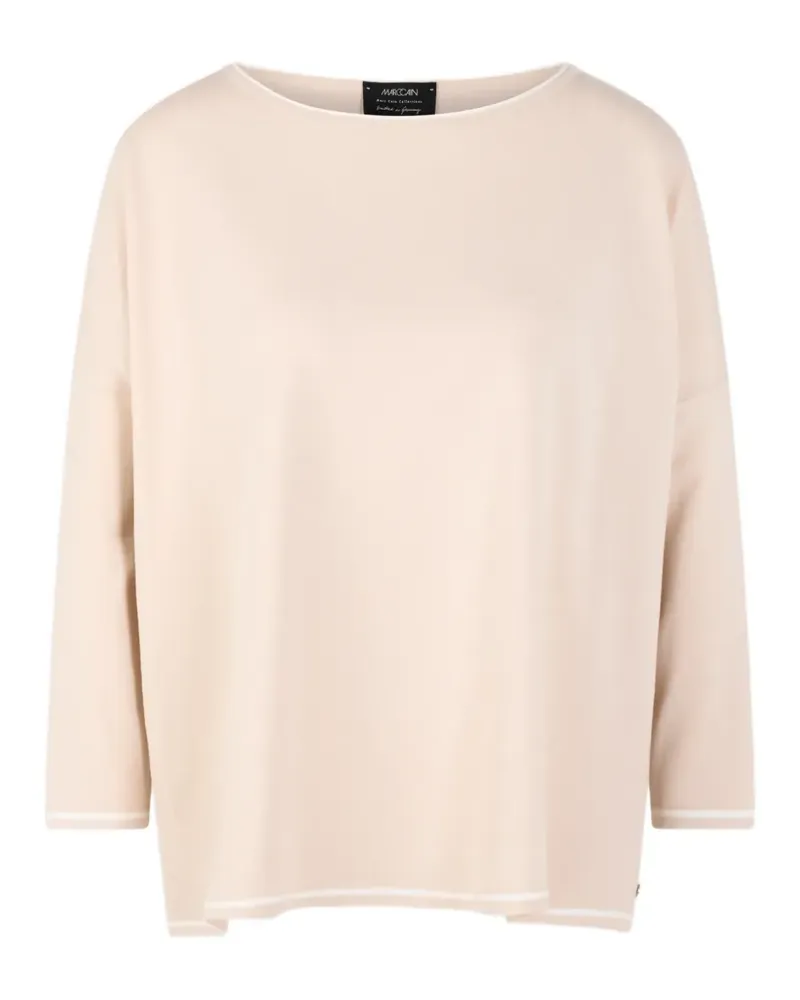 Marc Cain Rethink Together Pullover mit Kontrastdetails - Nude Nude