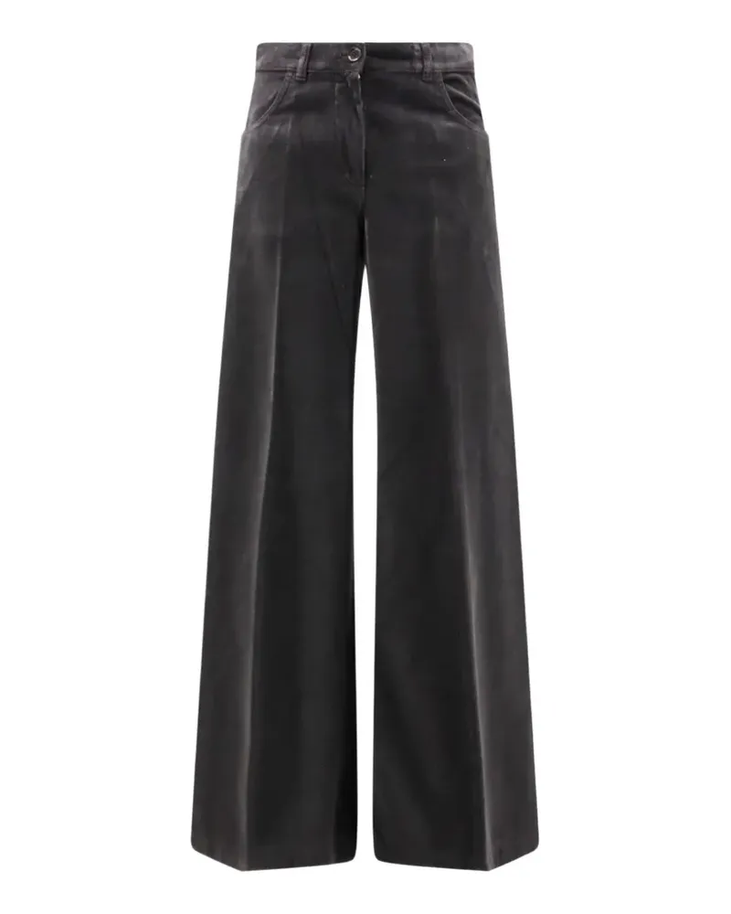 ASPESI wide-leg velvet trousers - Braun Braun