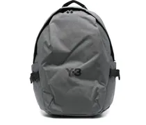 Rucksack mit Logo-Schild - Grau