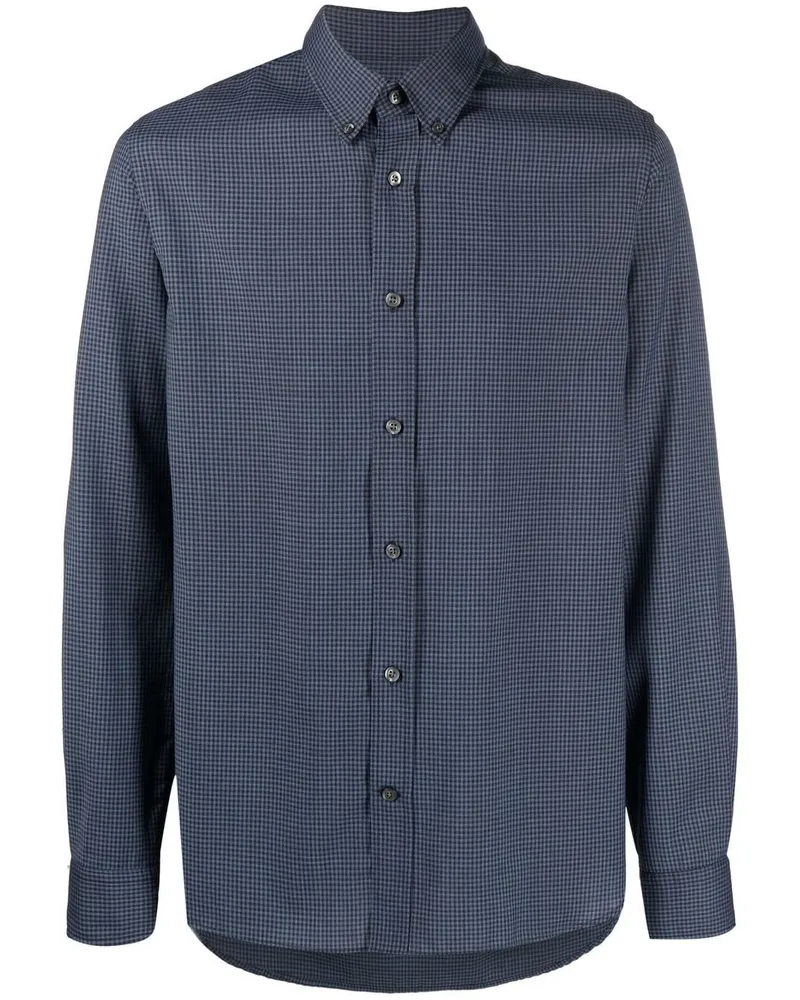 Woolrich Kariertes Hemd - Blau Blau