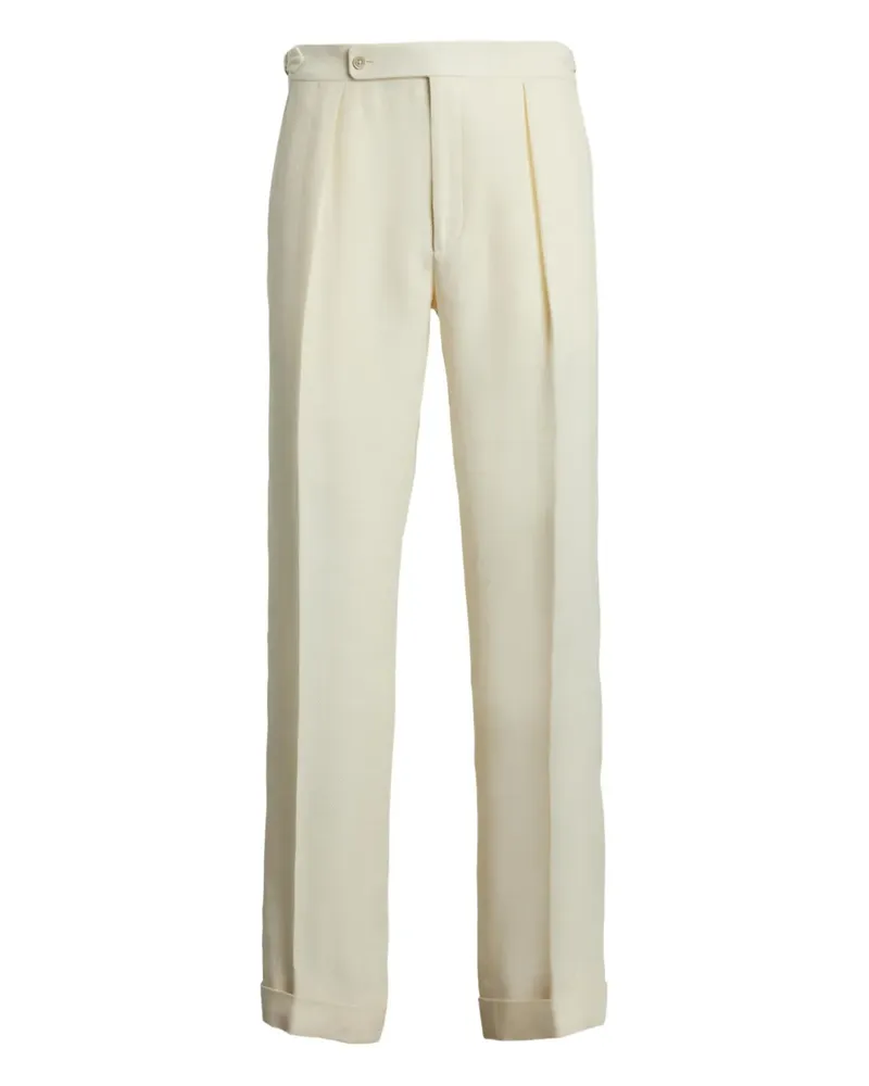 Ralph Lauren Hose aus Seide - Weiß Weiß