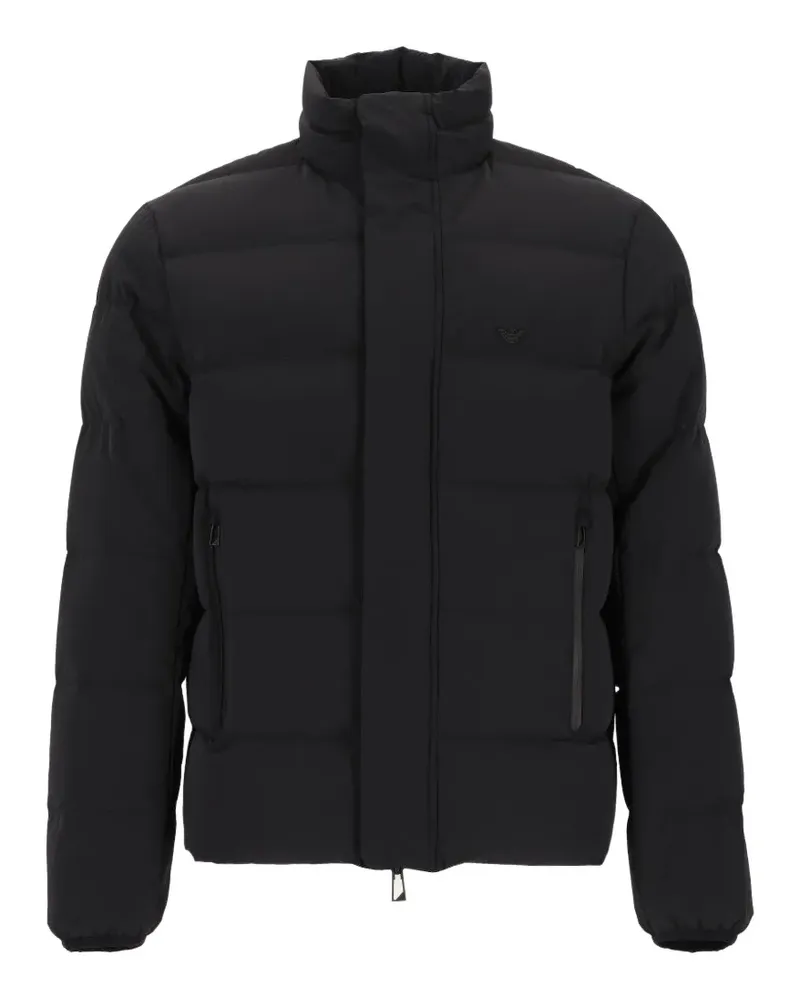 Emporio Armani quilted puffer jacket - Schwarz Schwarz