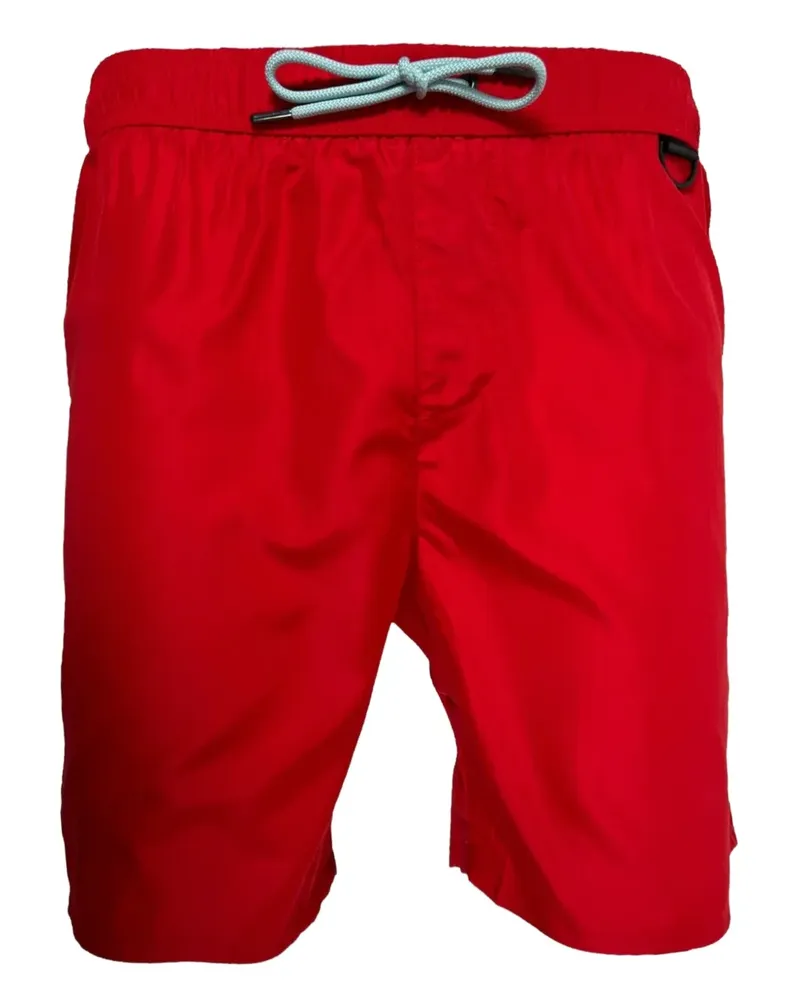 Iceberg Badeshorts mit Logo-Schild - Rot Rot