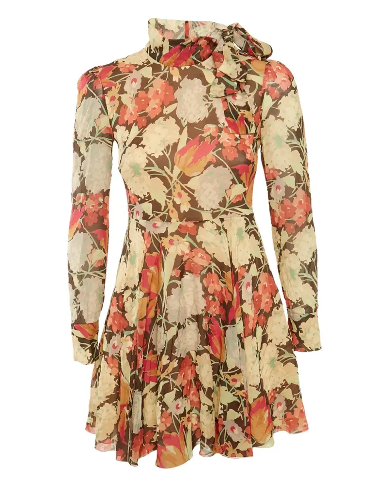 RED Valentino Kleid mit Print - Rosa Rosa