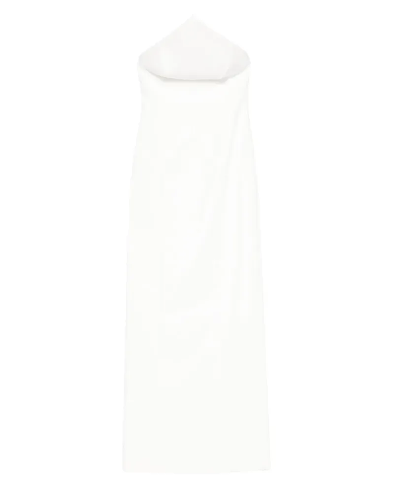 Solace London Schulterfreies Senna Maxikleid - Nude Nude