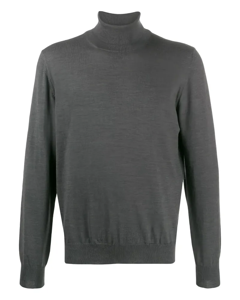 BARBA turtleneck wool sweater - Grau Grau