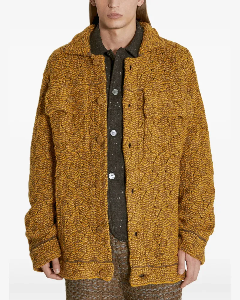 Isa Boulder Puzzle Jacke - Orange Orange