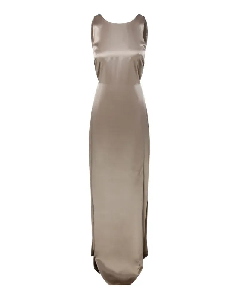 Max Mara draped maxi dress - Nude Nude