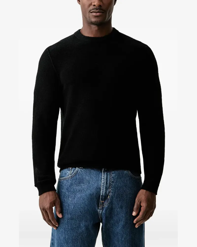 Marc O'Polo Pullover mit rundem Ausschnitt - Schwarz Schwarz