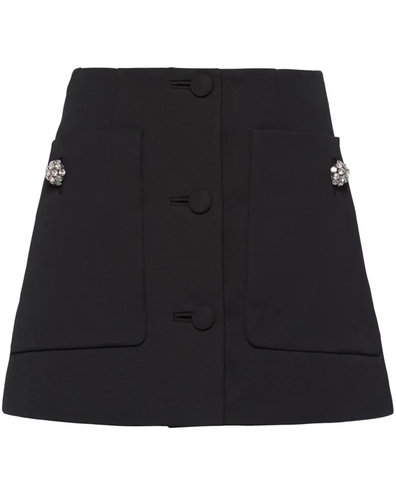 Prada Rock mit Kristallen - Schwarz Schwarz