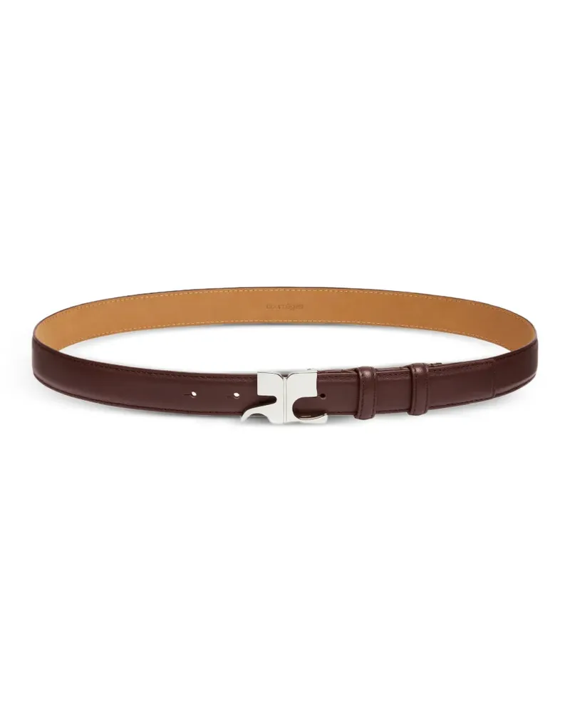 Courrèges AC logo-plaque belt - Rot Rot