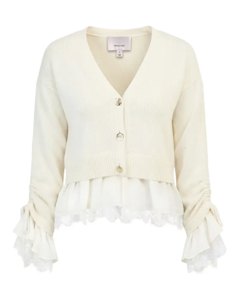 Cinq à Sept Atley Cardigan im Layering-Look - Nude Nude