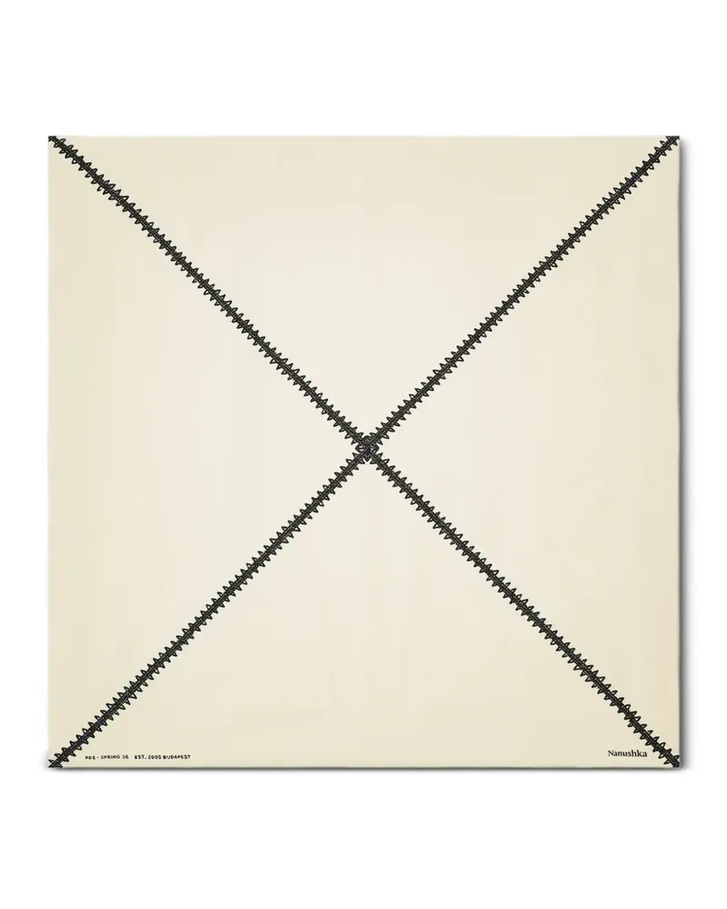 Nanushka silk scarf - Nude Nude