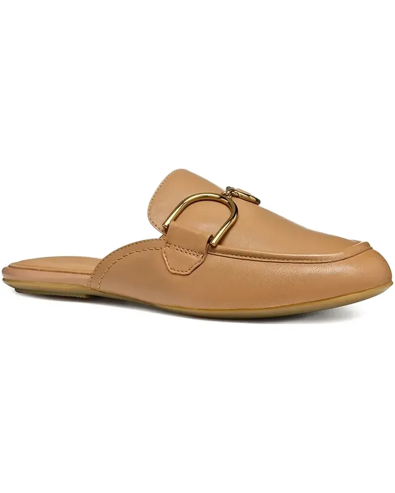 Geox Flache Palmaria Mules - Braun Braun