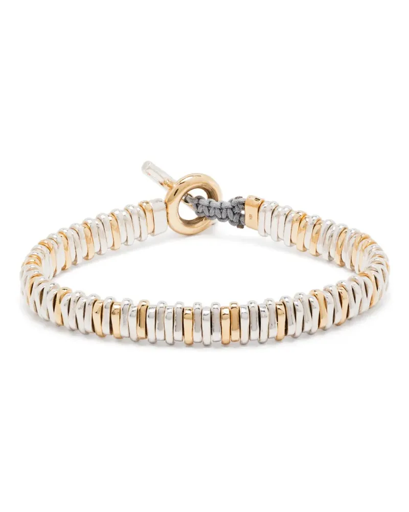 MAOR Zig Armband aus 18kt Gelbgold-Vermeil - Silber Silber
