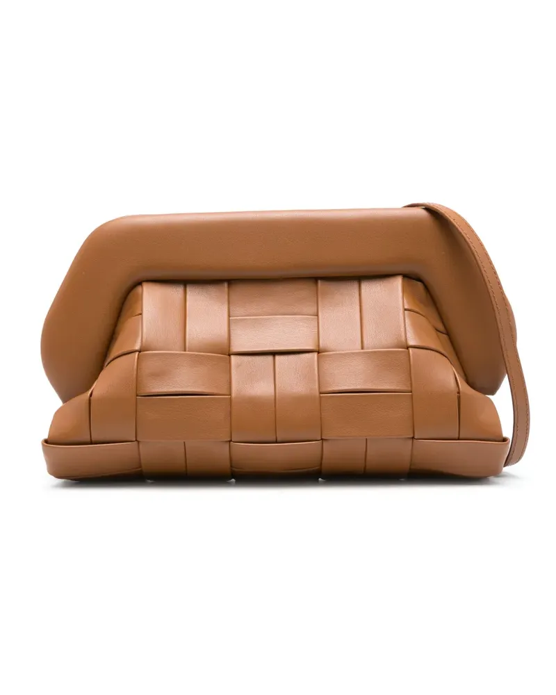 THEMOIRÈ Bios Clutch - Braun Braun