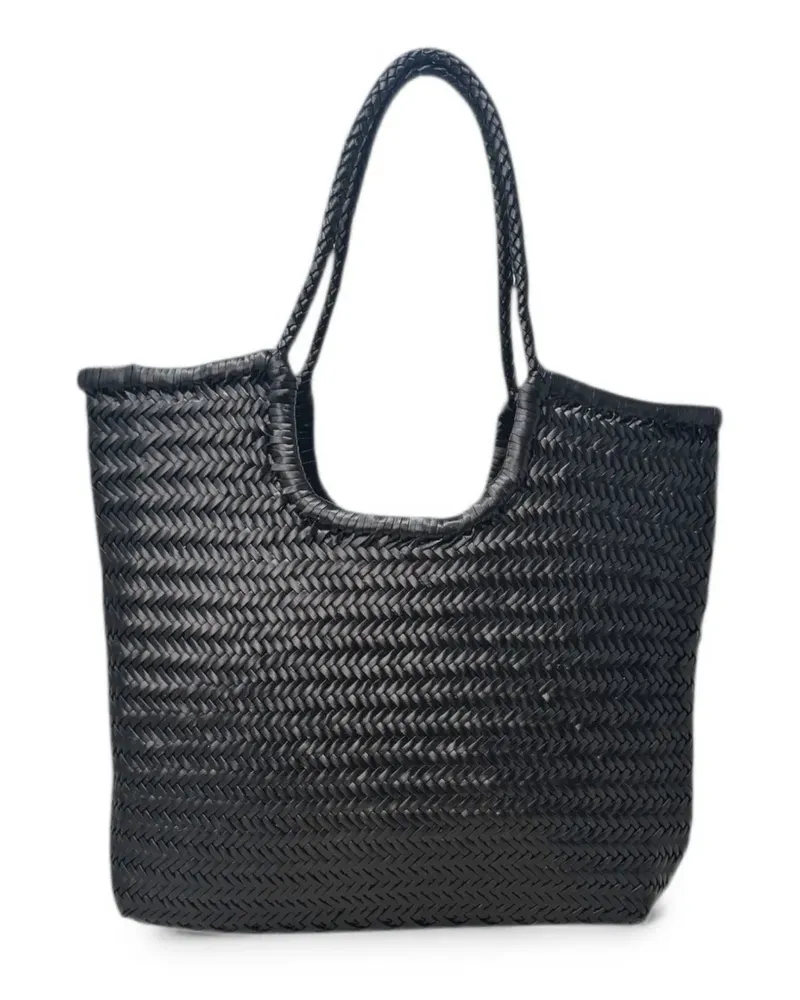 DKNY woven shoulder bag - Schwarz Schwarz