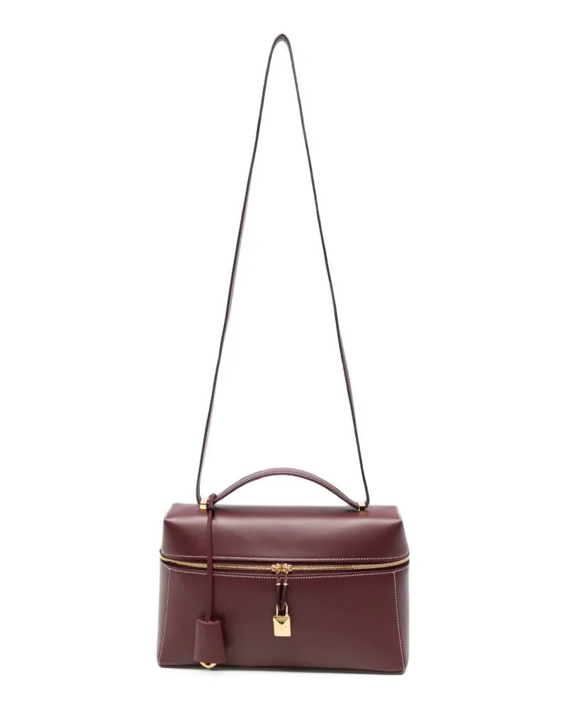 Loro Piana Extra Bag L27 leather shoulder bag - Rot Rot