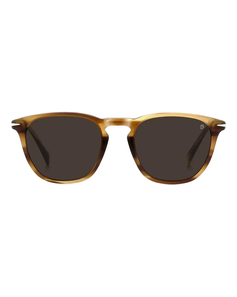 EYEWEAR by DAVID BECKHAM Sonnenbrille mit eckigem Gestell - Braun Braun