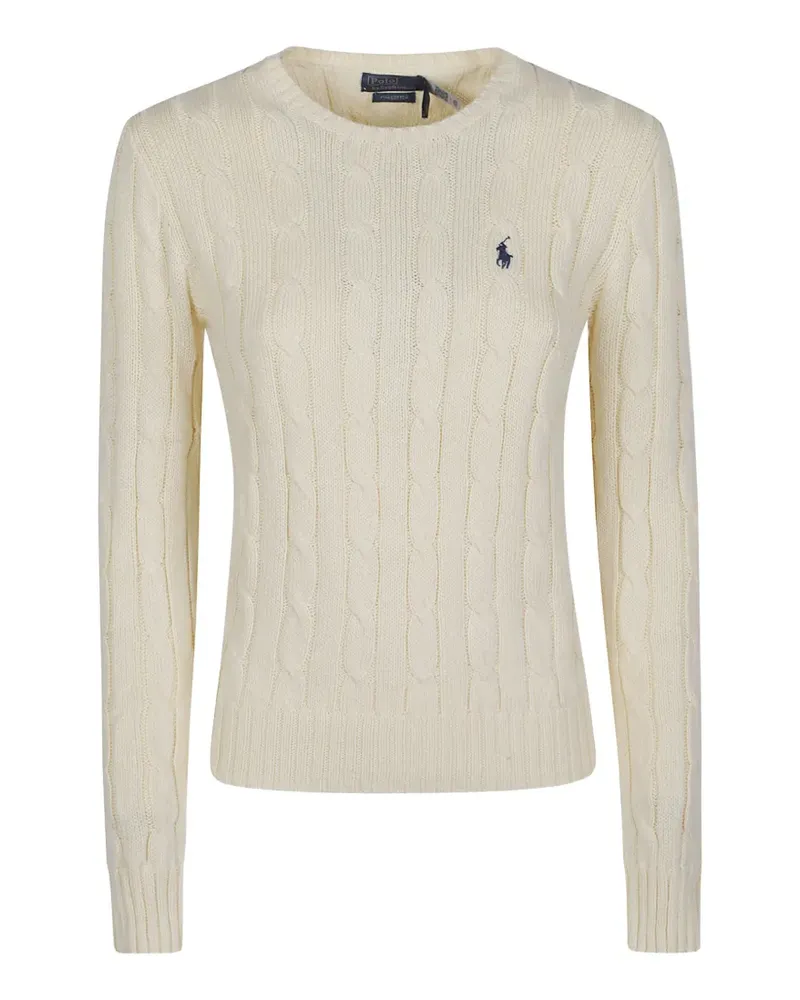 Ralph Lauren cable-knit crewneck jumper - Nude Nude
