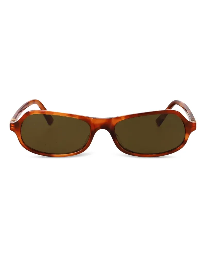 Miu Miu Eckige Sonnenbrille in Schildpattoptik - Braun Braun