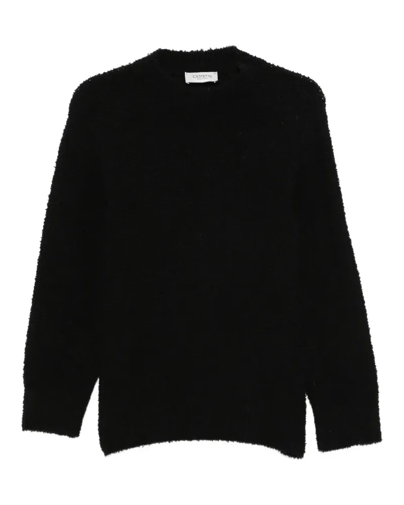 Laneus Pullover aus Bouclé-Strick - Schwarz Schwarz