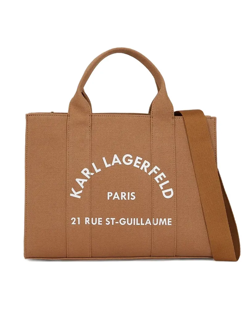 Karl Lagerfeld Mittelgroße Rue St-Guillaume Tote Bag - Braun Braun