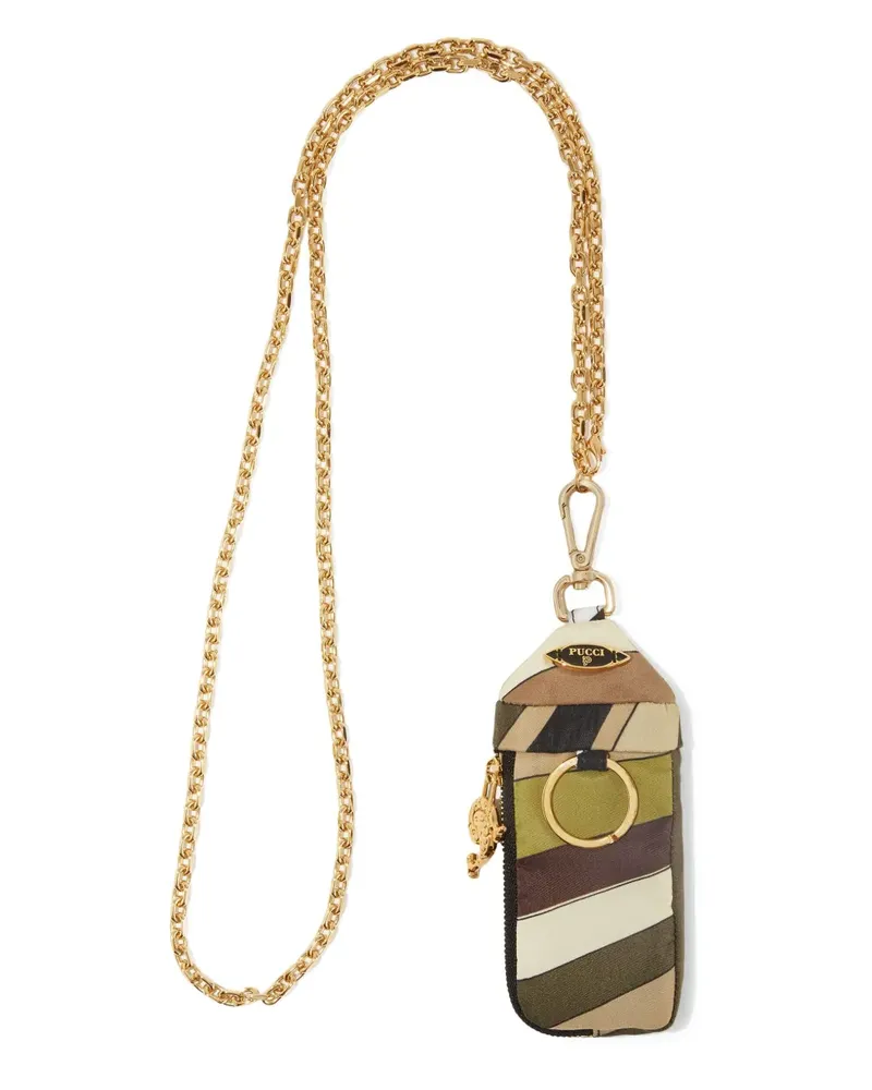 Emilio Pucci Kartenetui mit Iride-Print - Grün Grün