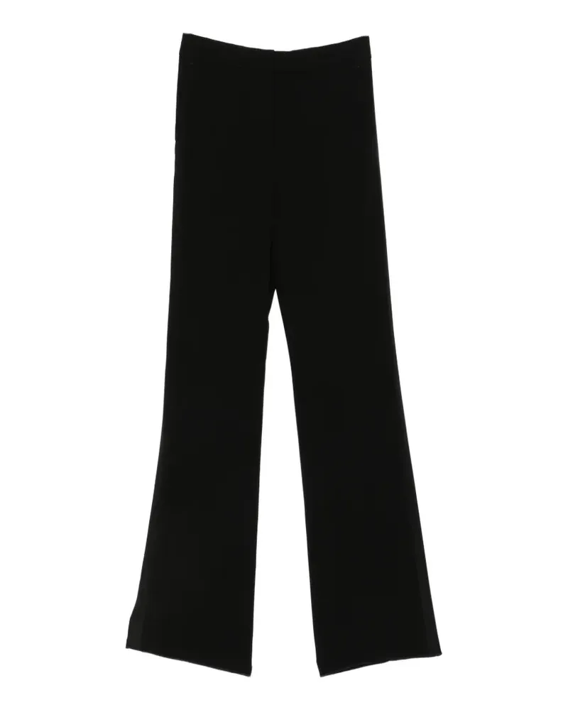 Max Mara concealed-fastening trousers - Schwarz Schwarz