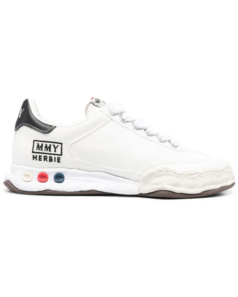 MIHARAYASUHIRO Sneakers mit Logo-Print - Weiß Weiß
