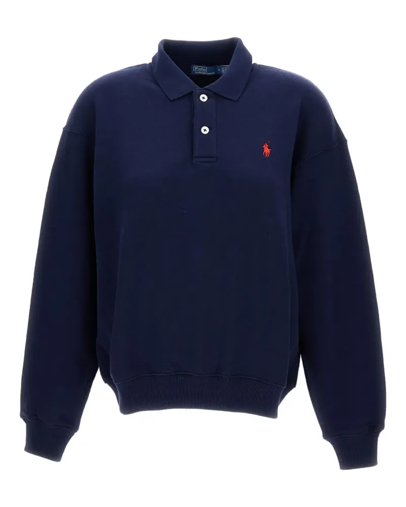 Ralph Lauren Poloshirt aus Baumwollgemisch - Blau Blau
