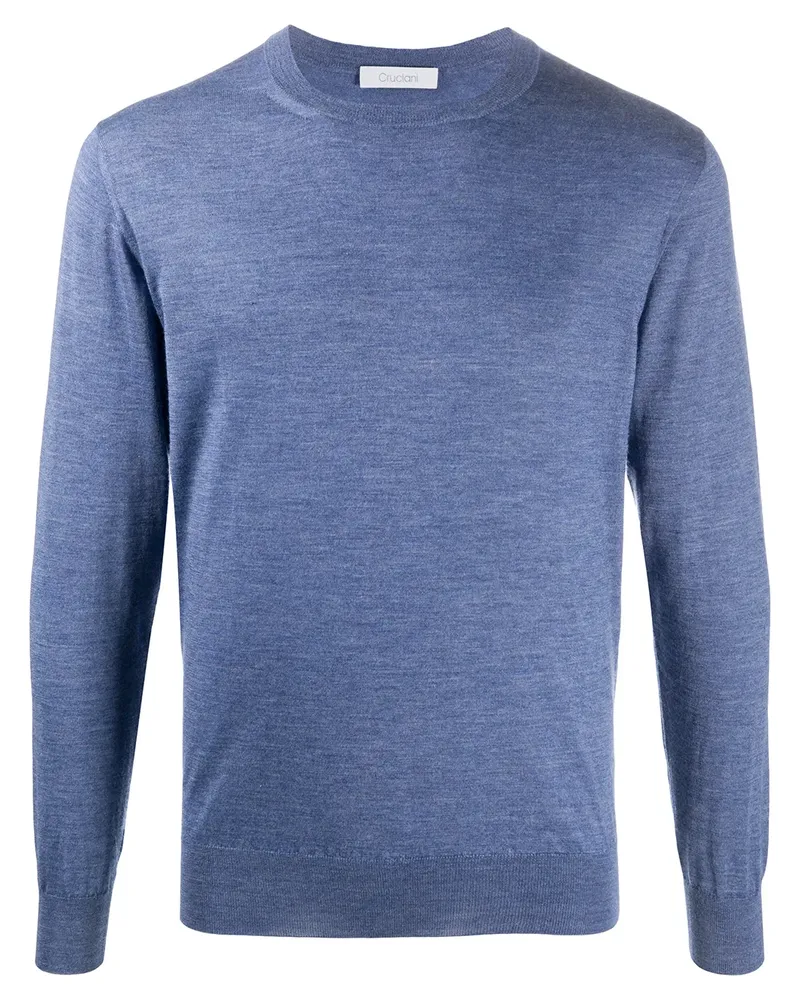 Cruciani Pullover aus Kaschmir-Seidengemisch - Blau Blau