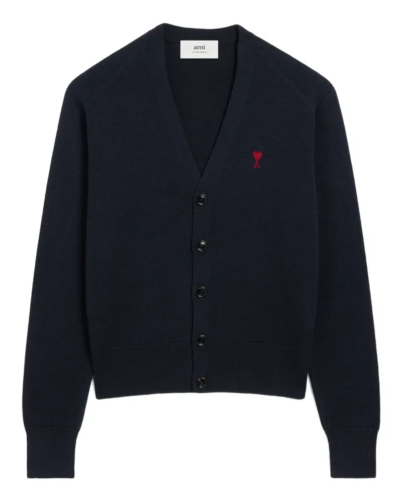 AMI Paris Ami de Coeur Cardigan - Blau Blau